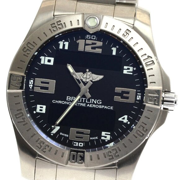 BREITLING Aerospace Evo black Dial Quartz Men's Watch - Picture 1 of 6